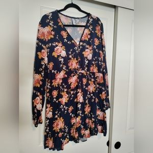 Xhilaration Women's Floral Dress Size XXL